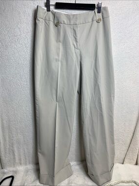Worthington Light Beige Wide Leg Dress Pants